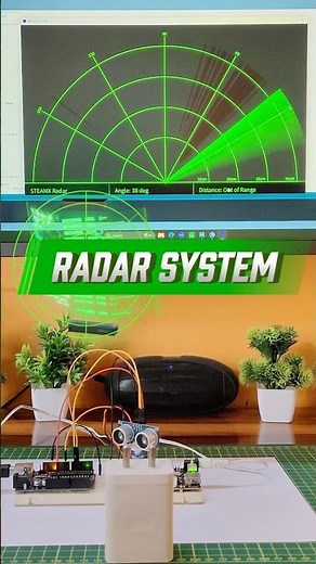 📡 Arduino Radar System using Arduino UNO 🚀 #arduino #arduinoproject #arduinoproject #diy