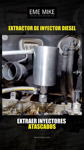 Extractor neumático de inyectores diesel. #ememike #mecanica #mecanicaautomotriz | EME MIKE