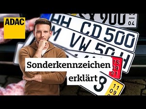 Kennzeichen, die fast niemand kennt – Wisst ihr, was sie bedeuten? | ADAC | Recht? Logisch!