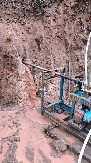 Mud Extraction with Mechanical Pumping Device