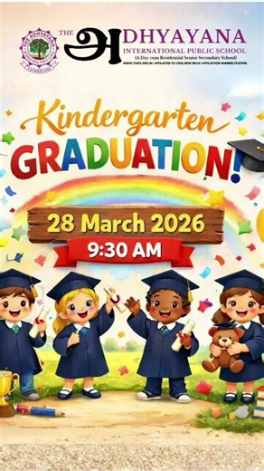 Kindergarten Graduation Day 2026 | March 28 | TAIPS Celebration