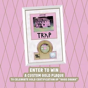Good Drank is now certified GOLD! I'm giving one lucky fan a PLAQUE with your name on it! Hit the link to enter: i.2Chainz.co/GoldRecordContest | 2 Chainz