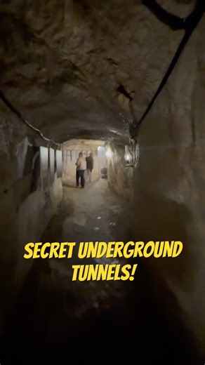 Secret Underground Tunnels! #travel #secretcity #travelvlog