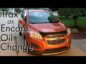 How to replace the motor oil and filter on a Chevy Trax.