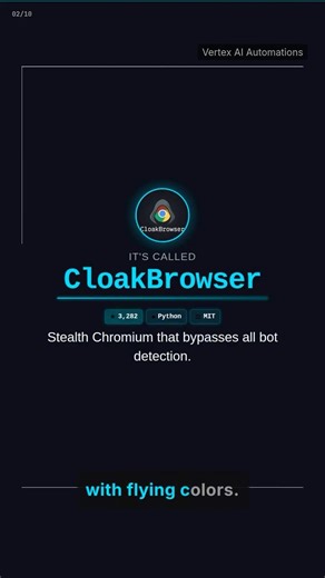 Bypass Bot Detection with CloakBrowser #Shorts