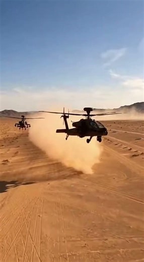 Attack Helicopters Live Fire Training 🚁🔥 Desert Range Exercise