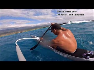 Ares OC-1 Downwind - How to get OVER a Big Surfbreak & High Winds and Surf back #downwind