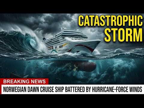 BREAKING NEWS: Cruise Ship Caught in CATASTROPHIC Storm | Norwegian Dawn