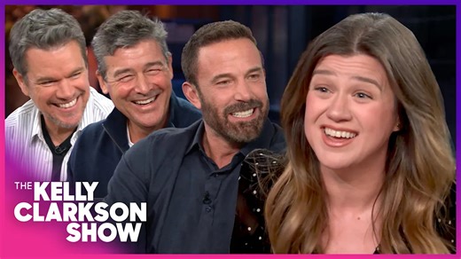 Ben Affleck, Matt Damon & Kyle Chandler Crack Up At Unfiltered Kelly Clarkson