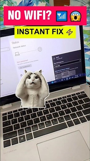 Connect WiFi on Any Laptop in 10 Seconds! 💻🔥