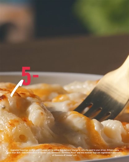Bacon! Jalapeno! Spicy Buffalo 💥Customize Domino’s NEW 5-Cheese Mac & Cheese your way | Domino's Pizza