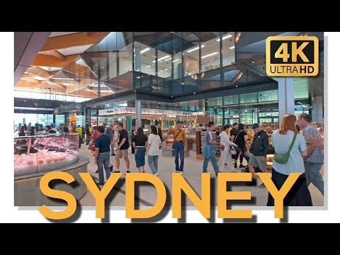 New Sydney Fish Market - Walking Tour of ALL 30+ Eateries & Shops | Sydney Australia in 4K