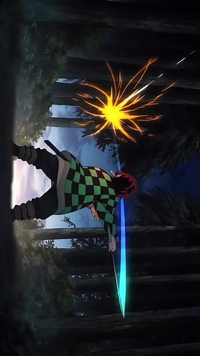 Tanjiro's Epic Sword Skills in Demon Slayer