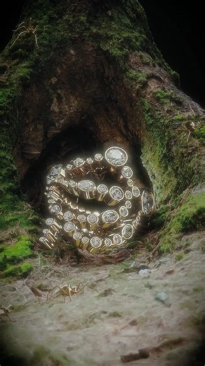 Metal Web, A design technique that mimics the organic drape of a freshly spun spider silk. Dew-like diamonds appear suspended in air, a choreography of controlled chaos. HANDMADE IN NEW YORK CITY. | Uniform Object