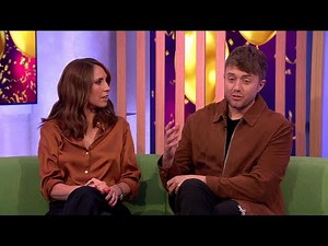 Alex Jones - Slight Pokies Satin Blouse The One Show 11Oct2024