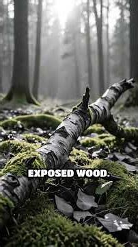 How Tree Bark Shields Wood from Decay