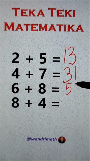 Teka Teki Matematiia 157 #maths #matematika #mathematics #mathtricks
