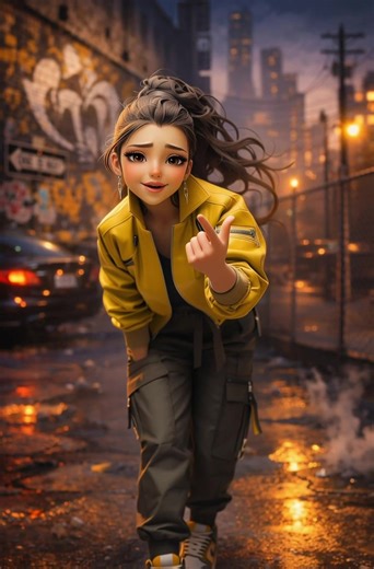 Cute 3D Cartoon Aesthetic AI Characters