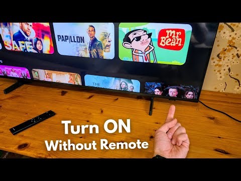 How to Turn ON Samsung Smart TV - Without Remote Control