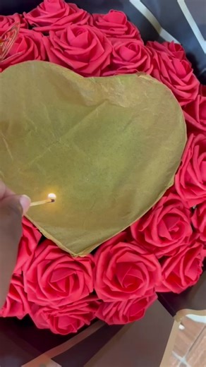 25 count burning bouquet with butterfly GiftedBoutique❤️#viral #foryou #fypシ