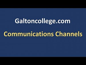 Communications Channels