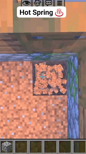 Minecraft How to make a Hot Spring ♨️ #minecraft #minecraftreels #minecrafttutorial #minecraftbuilding #minecraftbuilds #trendingreelsvideo #trandingreels #gaming #likejayrgaming | like jayr gaming