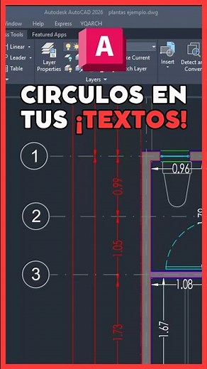 How to Draw a Circle Around Text in AutoCAD (Secret Tip) #autocad