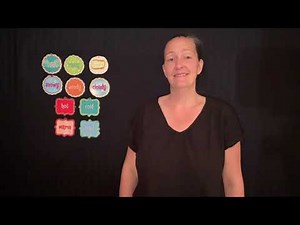 How to sign Weather signs in Signing Exact English SEE sign language