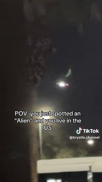 Incredible Alien Sighting in the US Tonight!