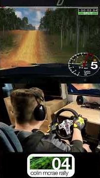 Colin McRae Rally 4 (PC - 2004) - Ford Focus chasing Train - Fanatec CSL DD