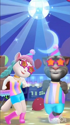 go 🔥💃Lovely dance my talking Tom2 VS talking Angela2