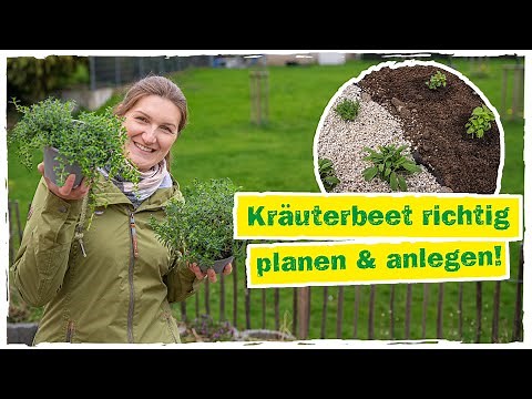 KRÄUTERBEET ANLEGEN: So gelingt der Kräutergarten! 🌿
