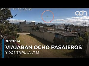 Ana Aurora Muñiz, alcaldesa de San Mateo Atenco, habla tras desplome de una avioneta en Toluca