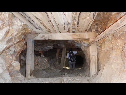 Exploring A 100 Year Old Multi Level Abandoned California Gold Mine