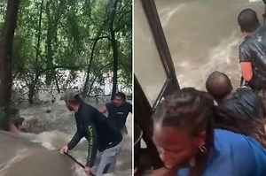 Dallas school bus driver, bus monitor help save kids from floodwater