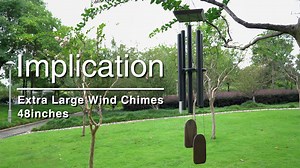 Watch Extra Large Outdoor Deep Tone Wind Chime on Amazon Live