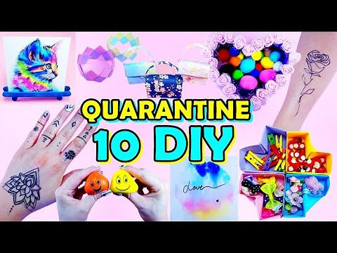 DIY: 10 Things To Do When You're Bored At Home - Art and Crafts