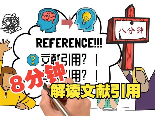 八分钟深度图解英语学术写作中的文献引用！什么是Reference？如何使用有效Reference？为什么需要Reference?