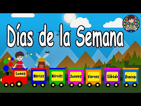 Aprende los días de la semana en español e inglés con MiniDon!