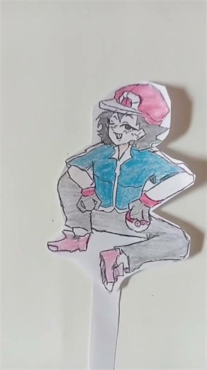ash ketchup genderbend♀️#pokemon #art