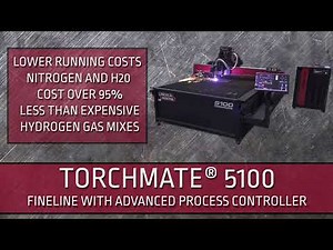 Aluminum Cutting on the Torchmate 5100 with the FineLine HD Plasma and Advanced Process Controller!