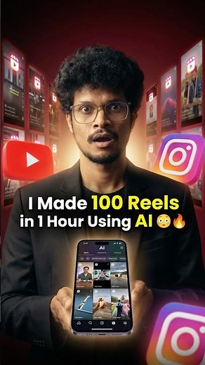 Make 100 REEL in 1 Hour Using AI!