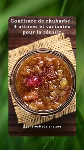 Confiture de rhubarbe