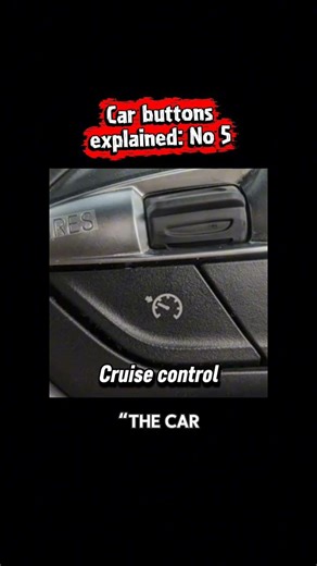 what does the cruise control button do? #automobile #car #auto #driving #cruise #cruisecontrol