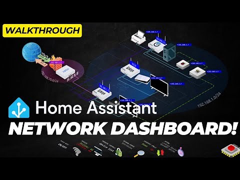 My Home Network Digital Twin with Home Assistant Floorplan!