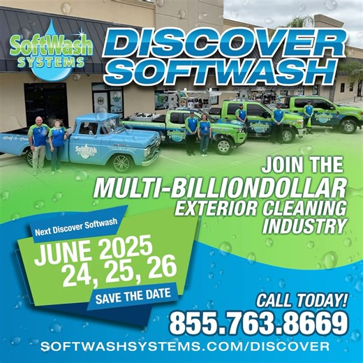 🔥START A SOFT WASHING BUSINESS🔥 SoftWash Systems is the World's Largest soft washing company. We are WORLD-WIDE with over 150 LICENSED AFFILIATES cleaning roofs and building exteriors on THREE CONTINENTS. We are offering LICENSED AFFILIATE programs in your area. This is a unique opportunity because of our UN-FRANCHISE business model. ️❌No Franchise Fee ❌No Royalties ️❌No Territory Limits ️❌No Oppresive Structure But we do have... ✅Business Systems ✅Marketing Systems ✅250 Class Academy Online ✅