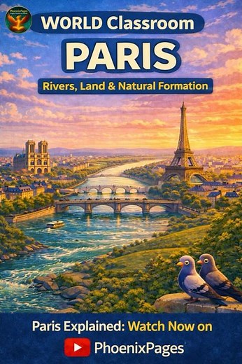 How River Seine Shaped Paris 🇫🇷 | Geography, Land & Natural Features Explained #worldclassroom
