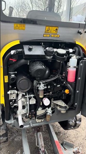 Mini Koparka Wacker Neuson ET16 2021r. || Wygląd zewnętrzny i praca silnika, video (360° )