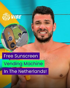10K views · 35 reactions | Summer is approaching, and the sun is getting hotter as we speak  A video is going viral from the Netherlands that shows a vending machine giving out free sunscreen to anyone who goes near it  Would you like something like this in Malta? 樂 | Vibe FM | Facebook