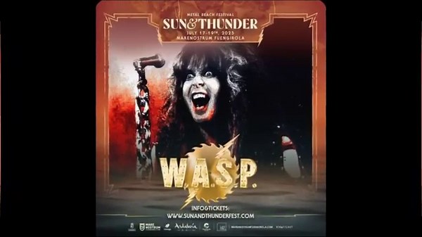 W.A.S.P. - Sun & Thunder Festival 2025 Marenostrum Fuengirola